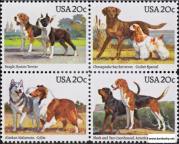 *Známky USA 1984 Psy nerazítkovaný štvorblok MNH - Kliknutím na obrázok zatvorte -